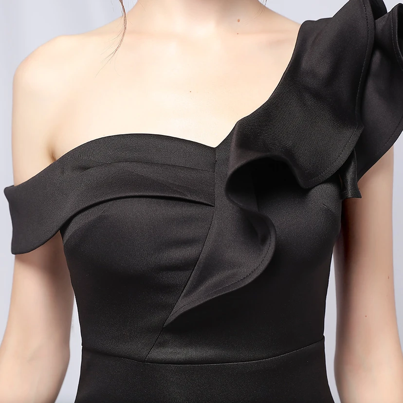 Sechsfarbiges, einseitig schulterfreies Abendkleid für festliche Anlässe, langes, elegantes, figurbetontes und sexy Meerjungfrauenkleid view 50