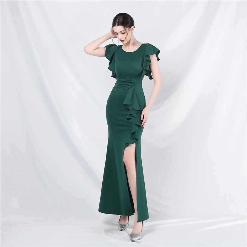 Wedding Celebration Exhibition Car Model Long Dress Skirt view 22