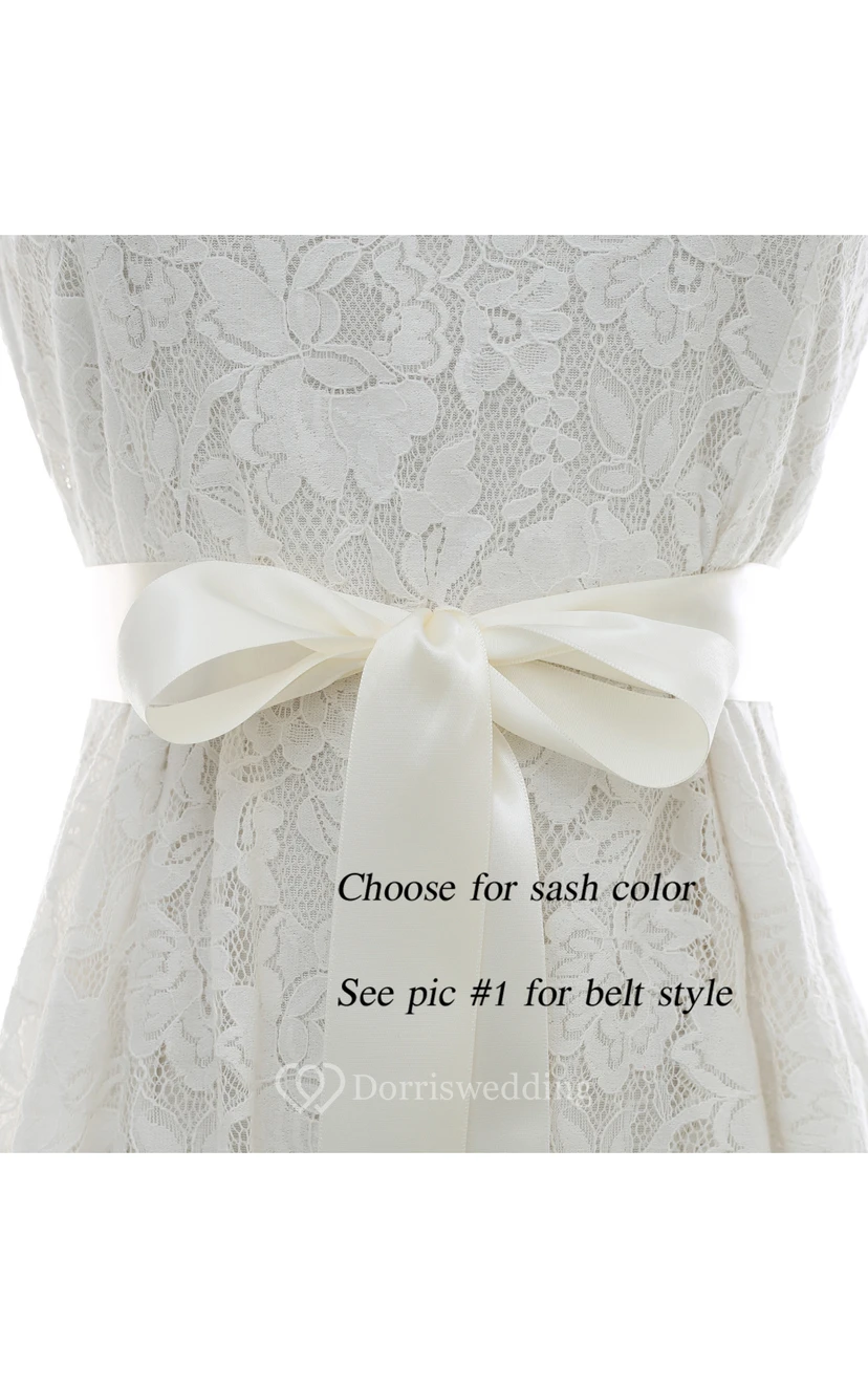 Bridal Crystal Appliqued Belt view 5