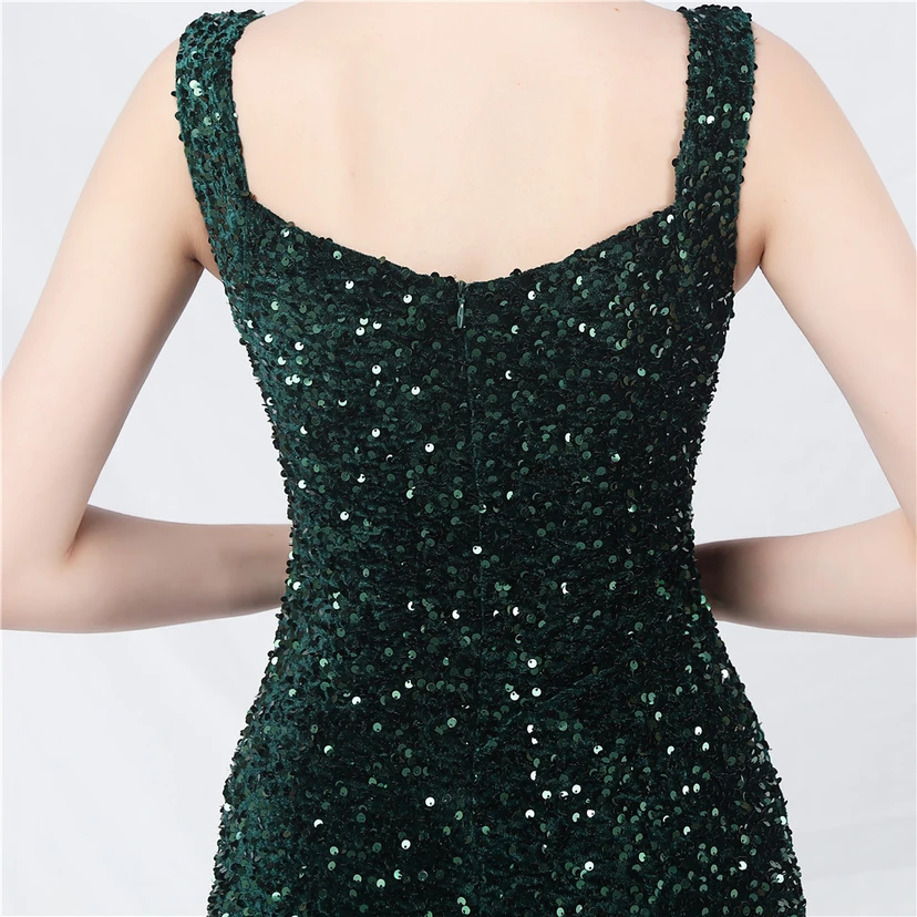 Robes de soirée longues à sequins faites main, magnifiques pour femmes et célébrités view 43