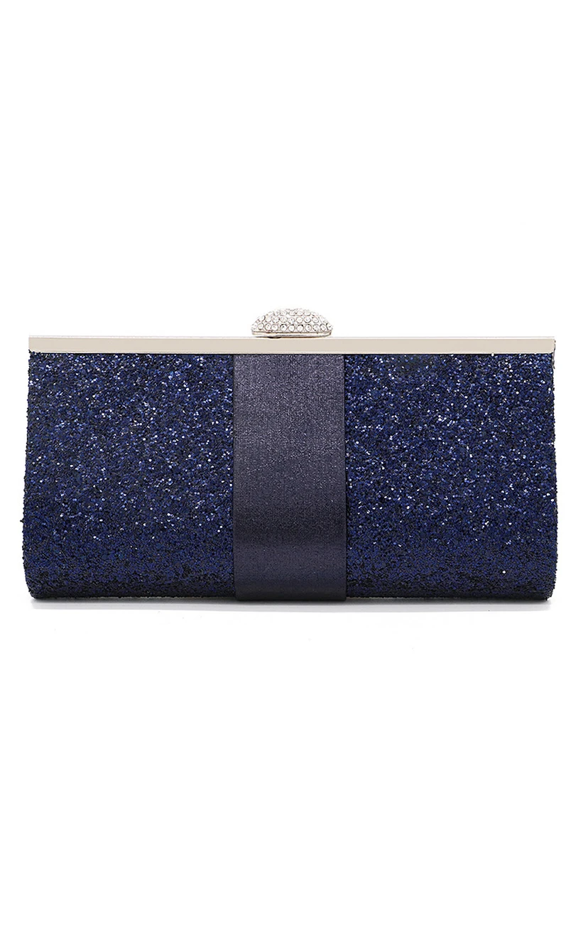 Sparkling Top Clasp Minaudiere view 3