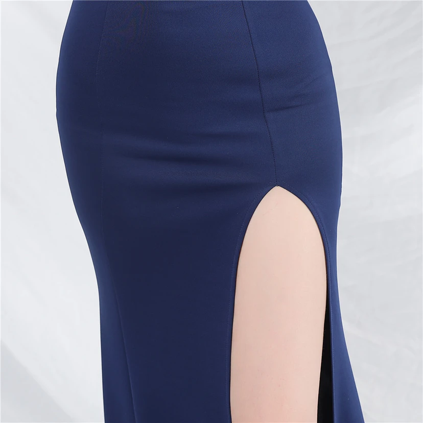 Unique Fashion Flower Design Simple And Elegant One-Shoulder Long Dress High-End Evening Dress view 36