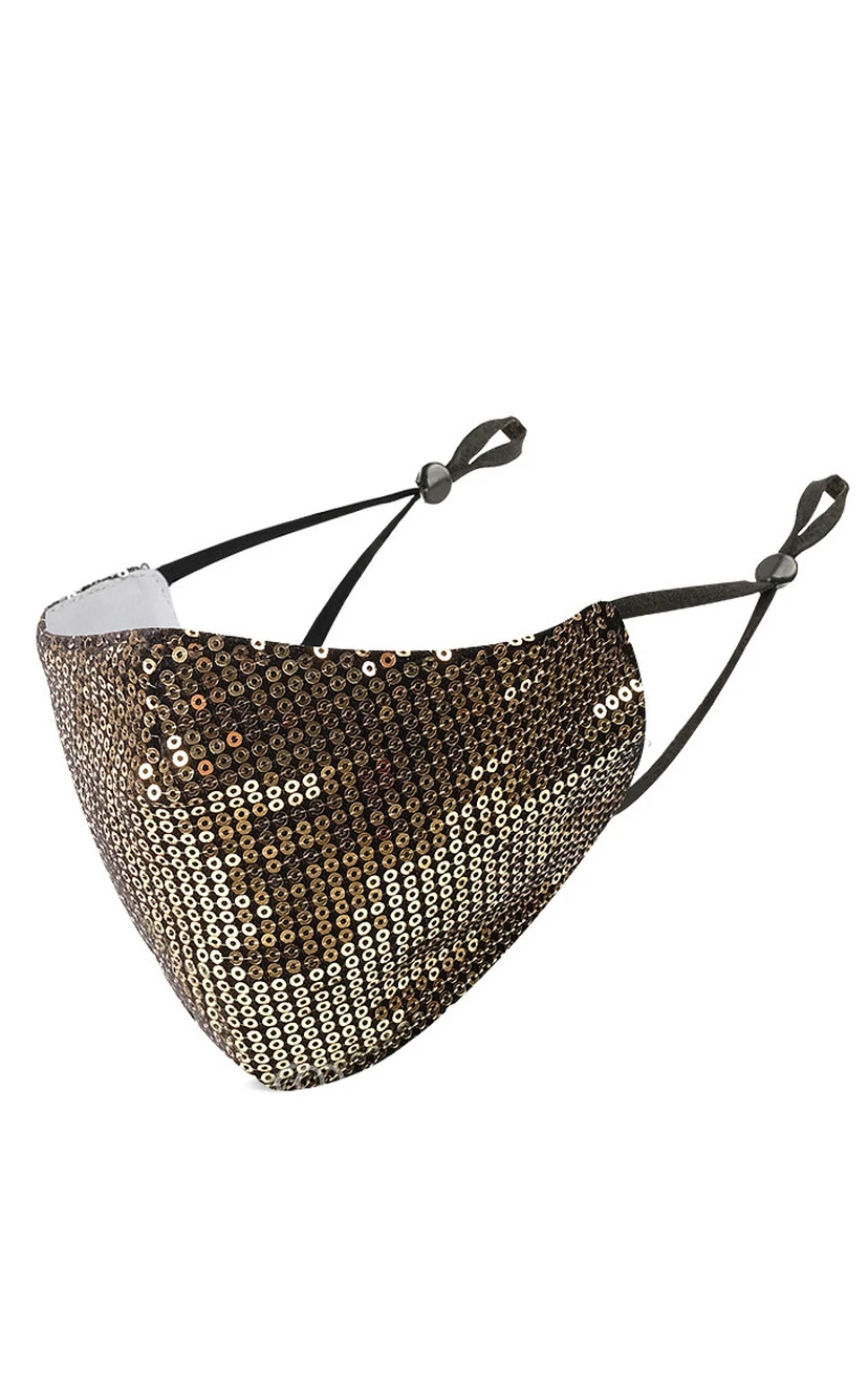 Non-Medical Sequin Face Masks view 4
