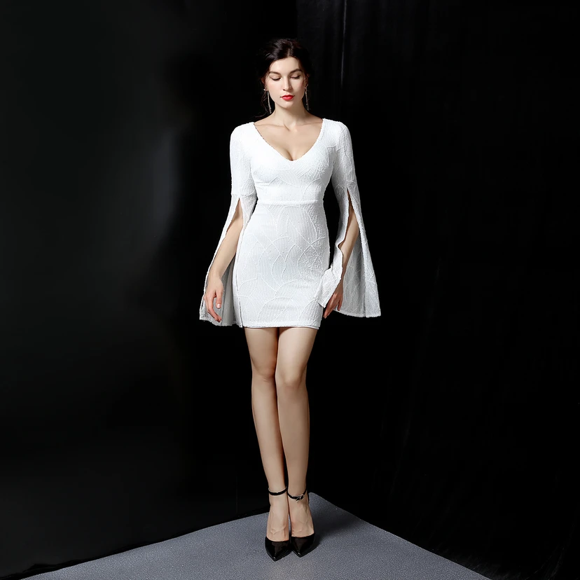 Vestido de noche para banquetes para mujer, vestido corto de fiesta, vestido pequeño de hada view 35