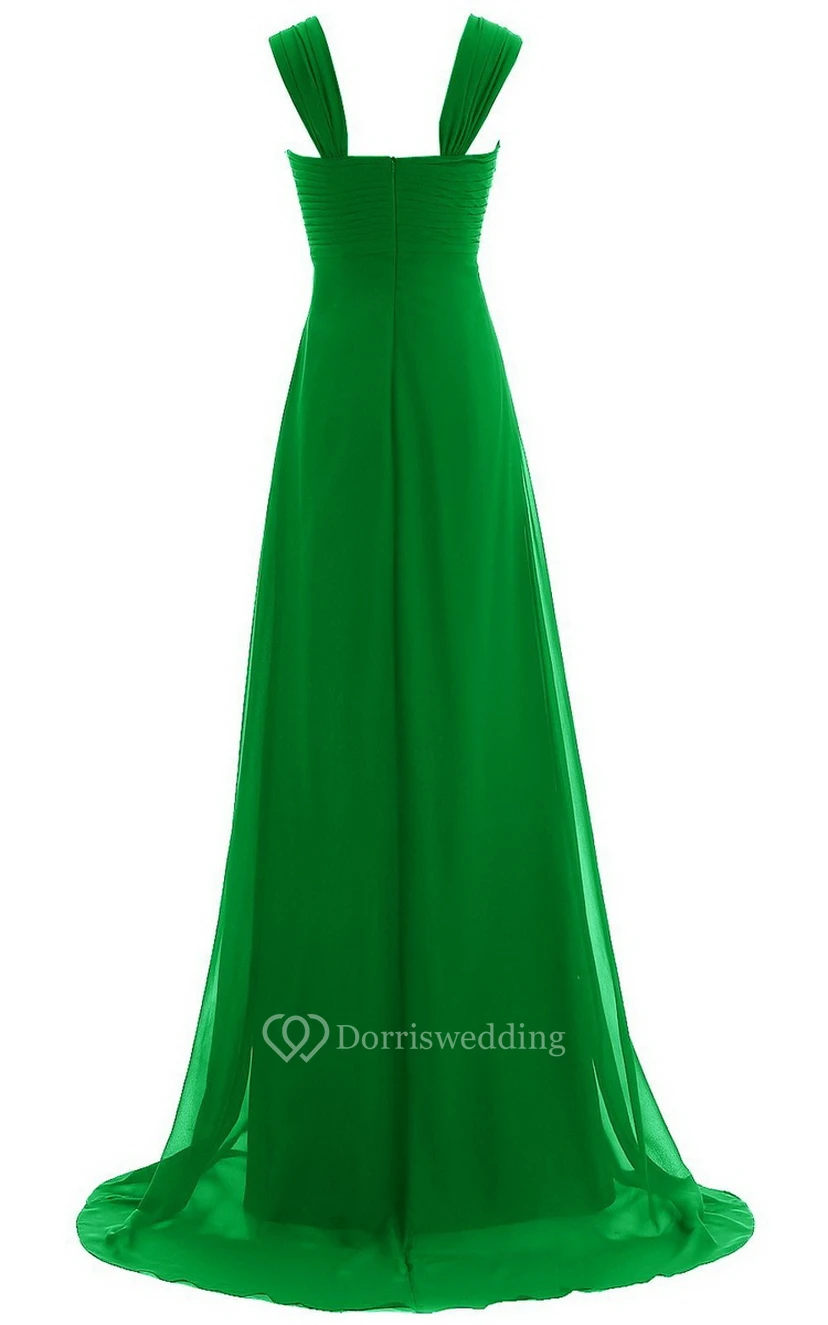 Sweetheart Beading Sweep Train With Zipper Back view 9