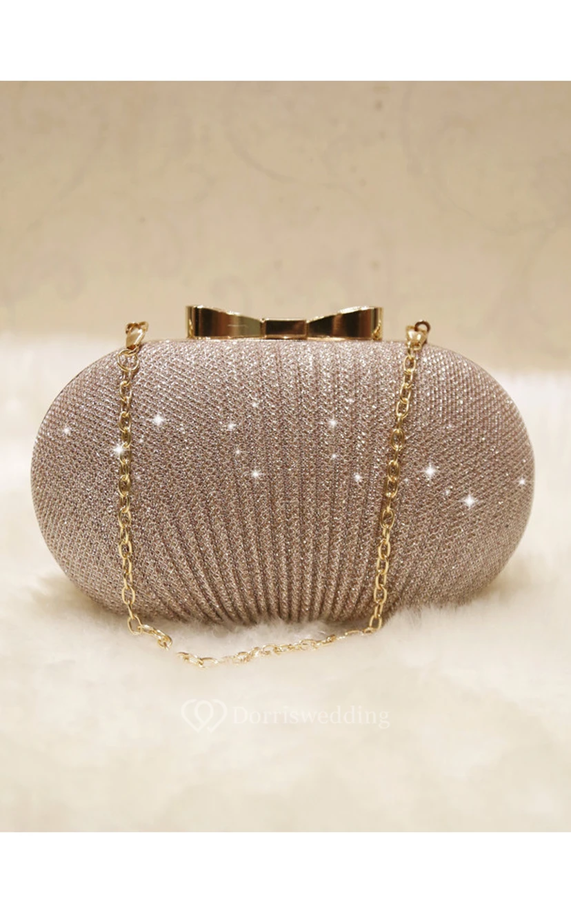 Crystal Metal Clutch