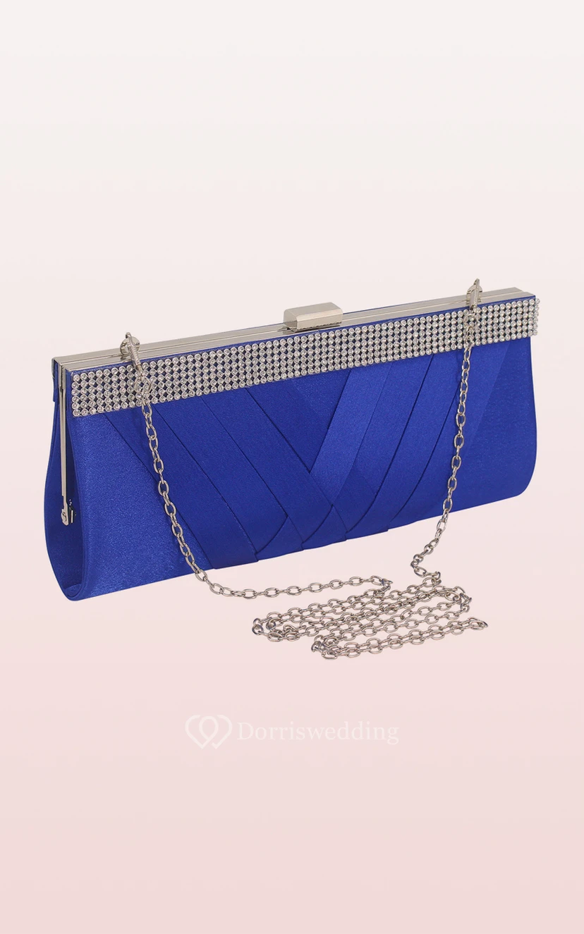 Rhinestone Woven Clutch view 10