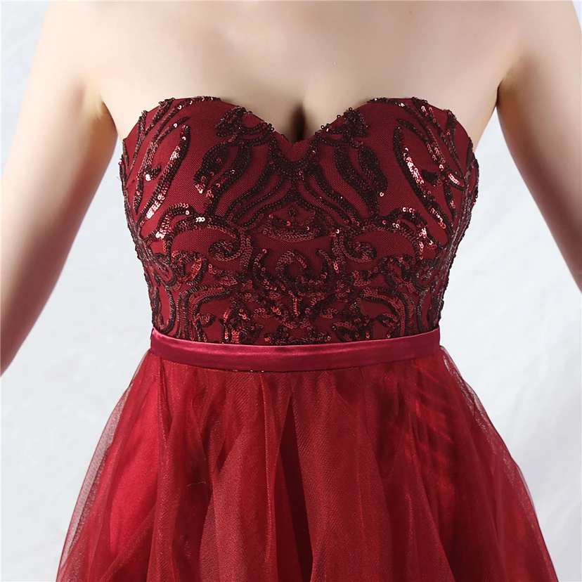 Kleid mit positionierten Blumenperlen und gespleißtem Netzstoff view 35