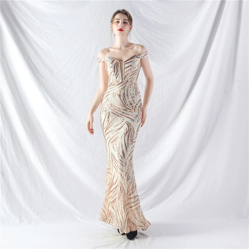 Palace Herringbone Waist Vest High-End Evening Dress view 11
