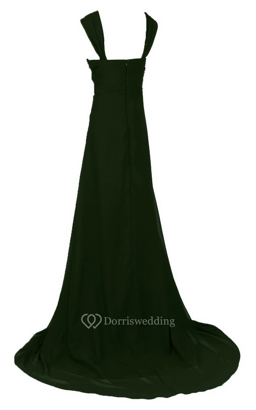 Sweetheart Beading Sweep Train With Zipper Back view 20