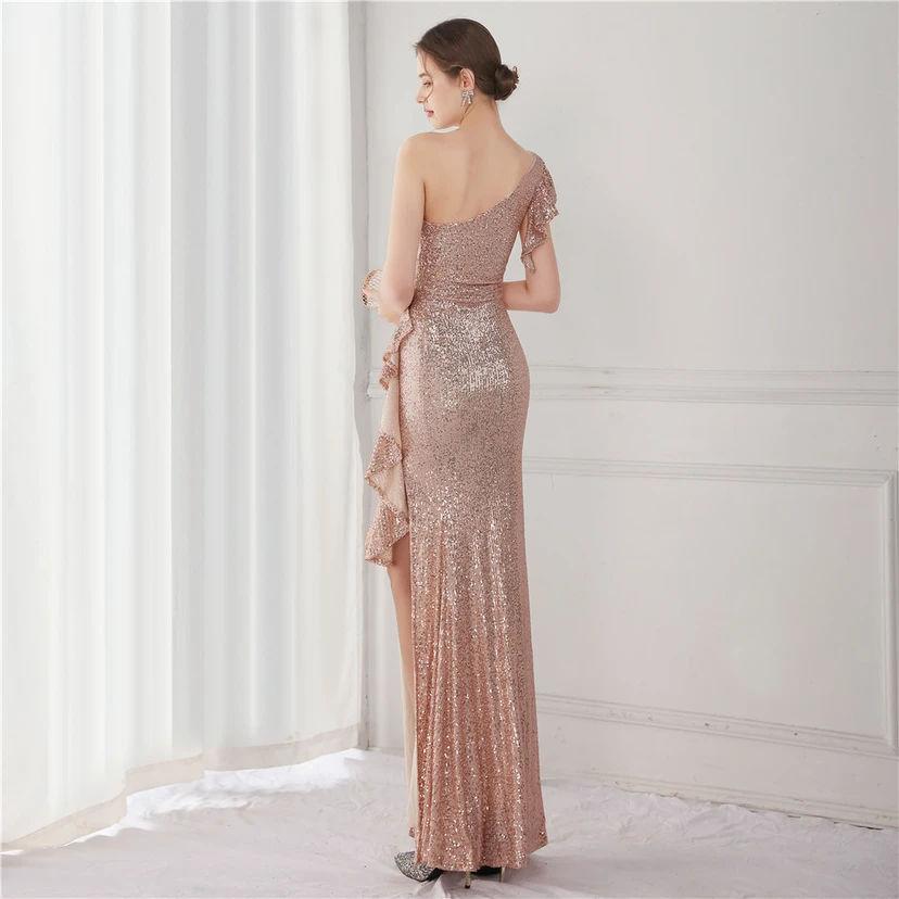 Fairy Dream Celebrity Party Party Evening Sexy Long Slim Toast Bride view 40