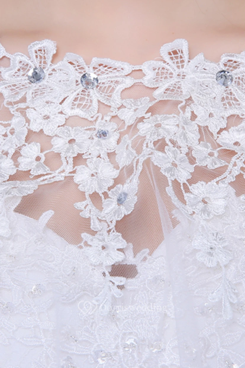 New Lace Diamond Spring Summer Cloak Round Neck White Shawl view 5