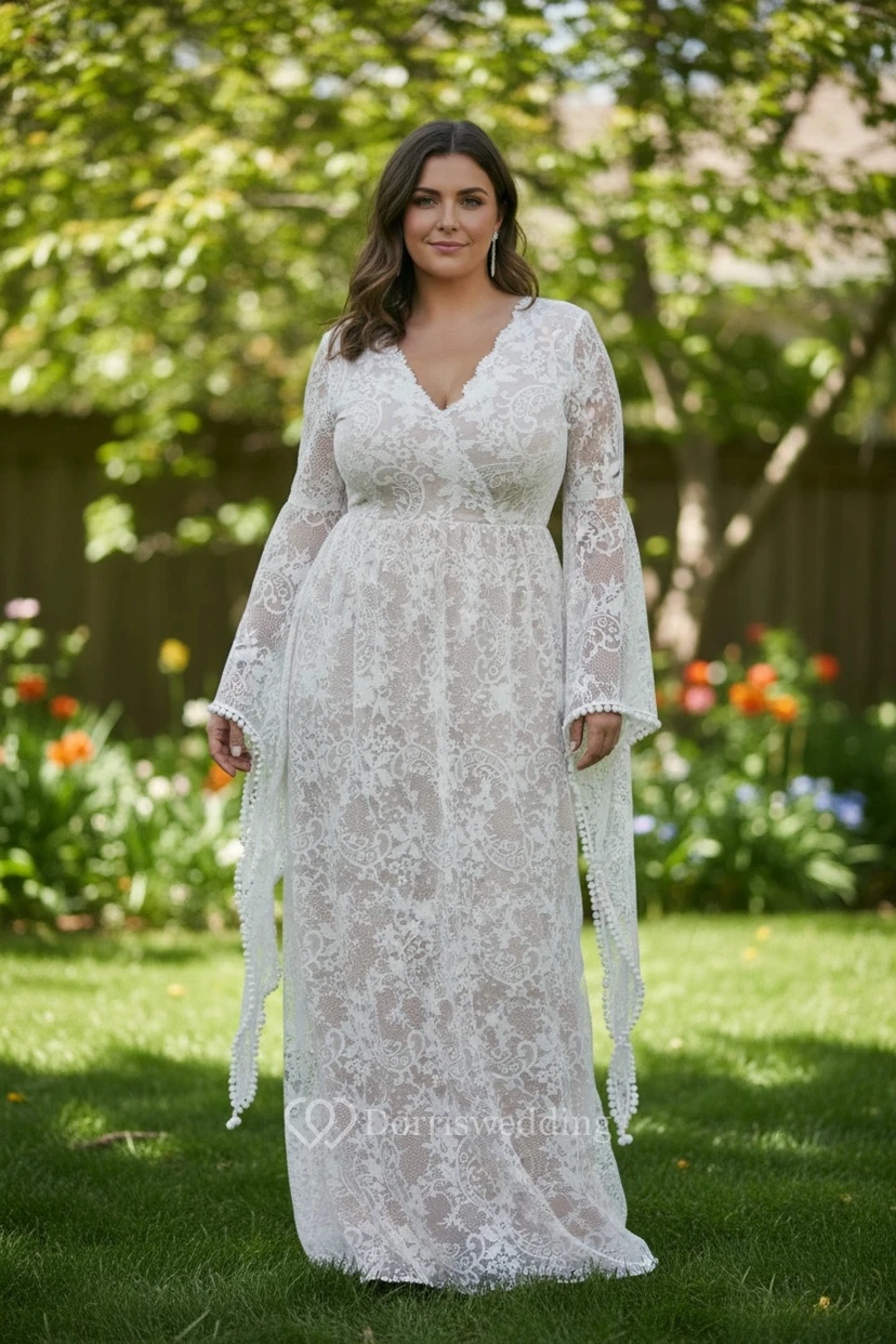 Boho Plus Size Lace Separates