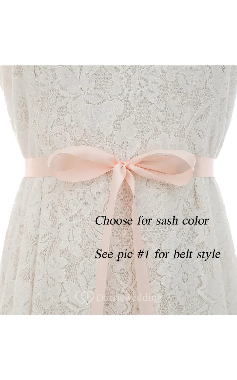 Bridal Rhinestone Appliqued Belt view 4