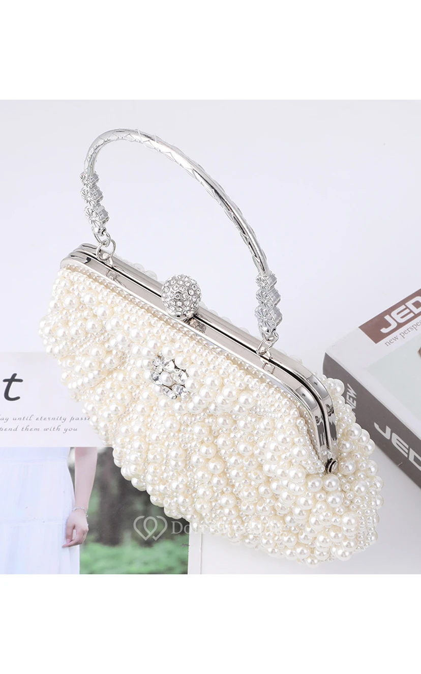 Shell Shaped Pearl Clutch view 2