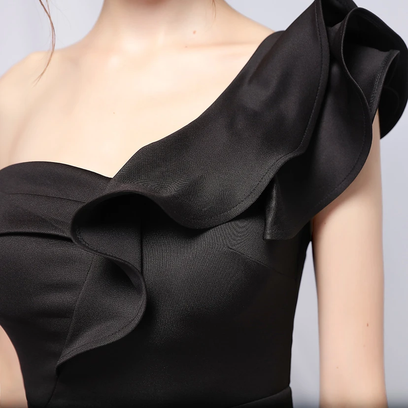 Sechsfarbiges, einseitig schulterfreies Abendkleid für festliche Anlässe, langes, elegantes, figurbetontes und sexy Meerjungfrauenkleid view 49