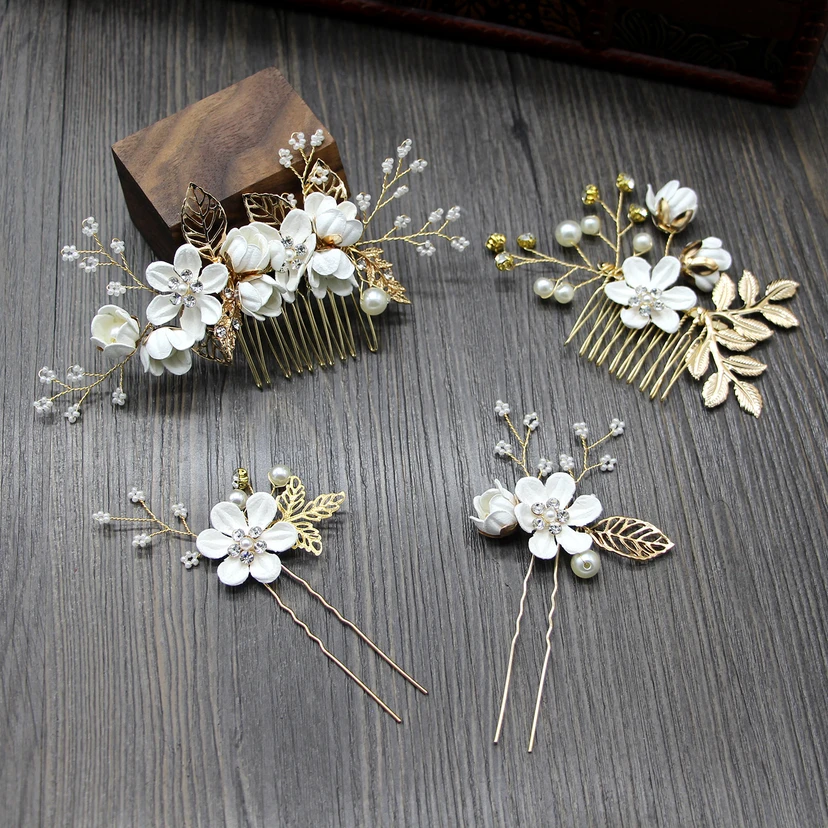 Romantic Chic Alloy Hair Combs view 4