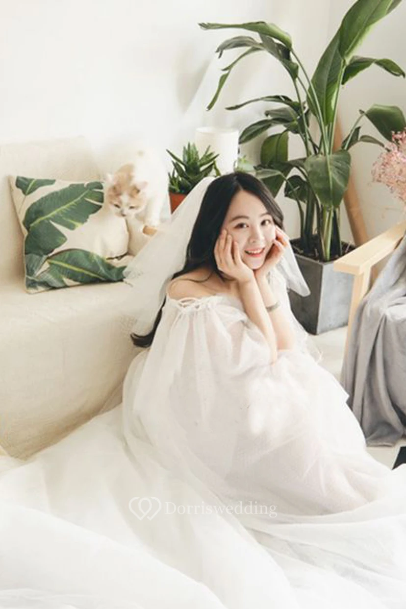 Simple Style Multi-Layer Tulle Mesh Wedding Veil