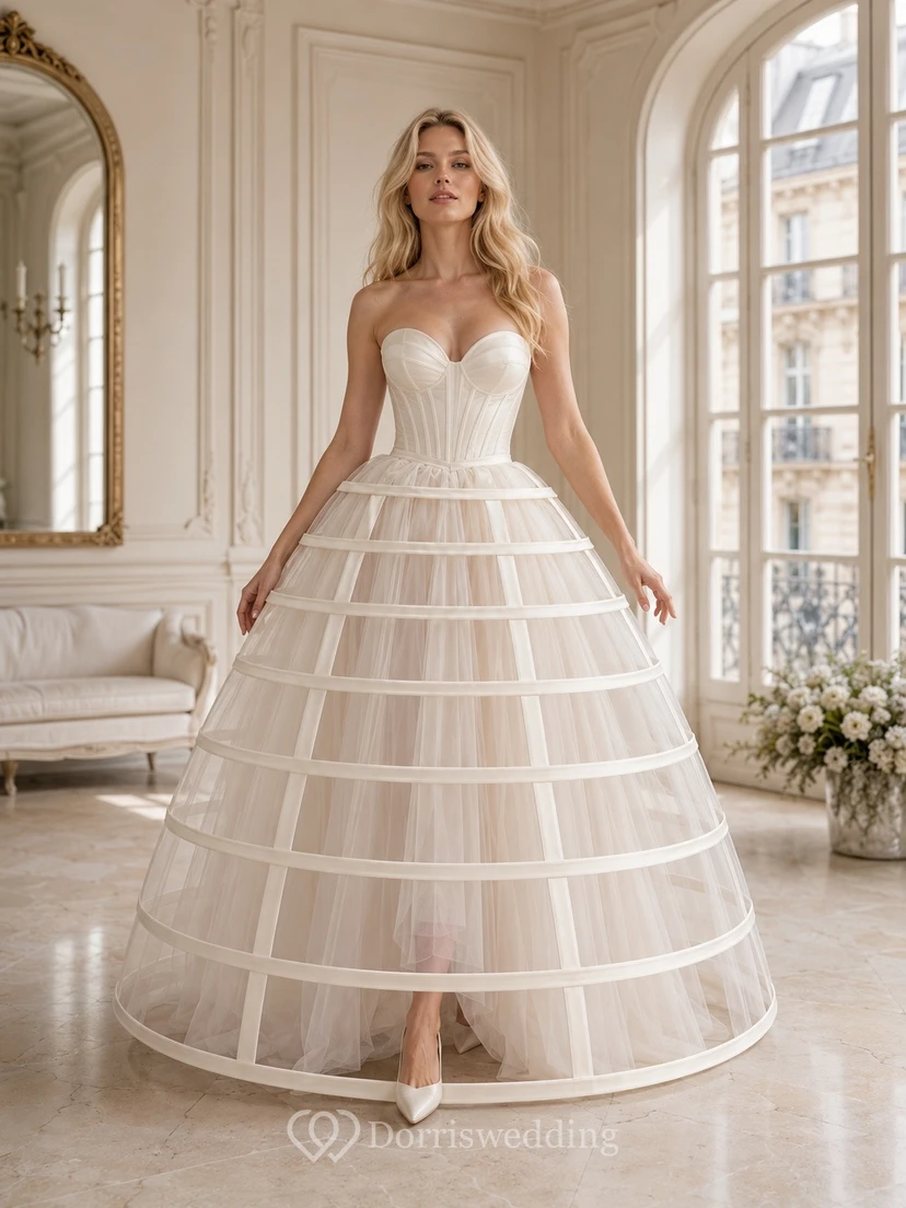 Simple Floor-length Sleeveless Bridal Ceremony Formal Sweetheart A-line Dress