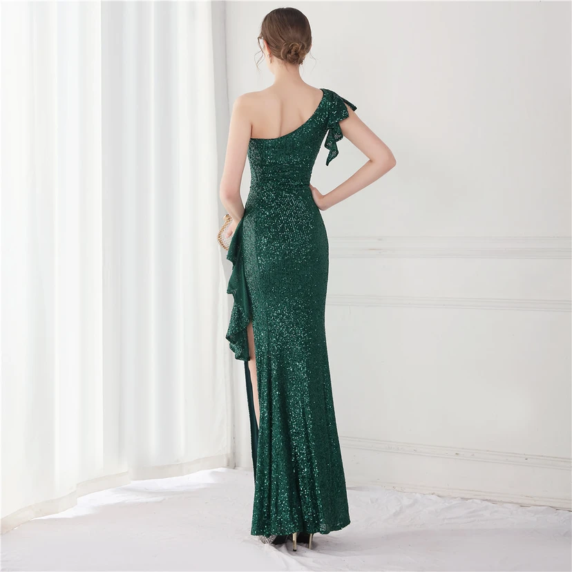 Fairy Dream Celebrity Party Party Evening Sexy Long Slim Toast Bride view 16