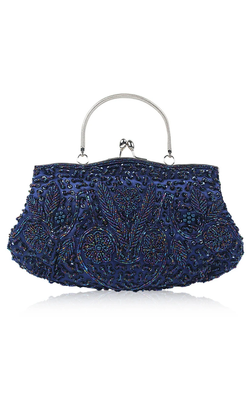 Appliqued Beaded Handbag view 8