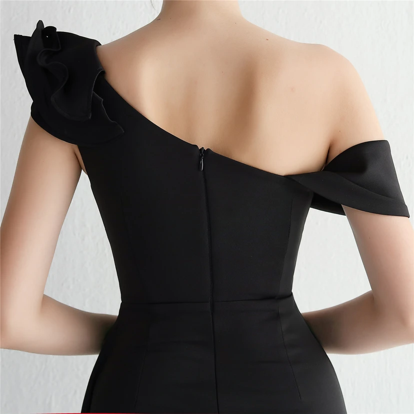 6 Farben One Shoulder Bankett Abendkleid Mode Party Langes Elegantes Schlankes Sexy Meerjungfrauenkleid view 45