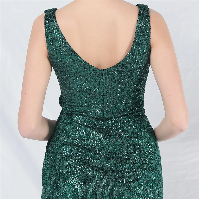 Craft Flower Sequined Sexy Short Skirt Daily Small Dress view 16