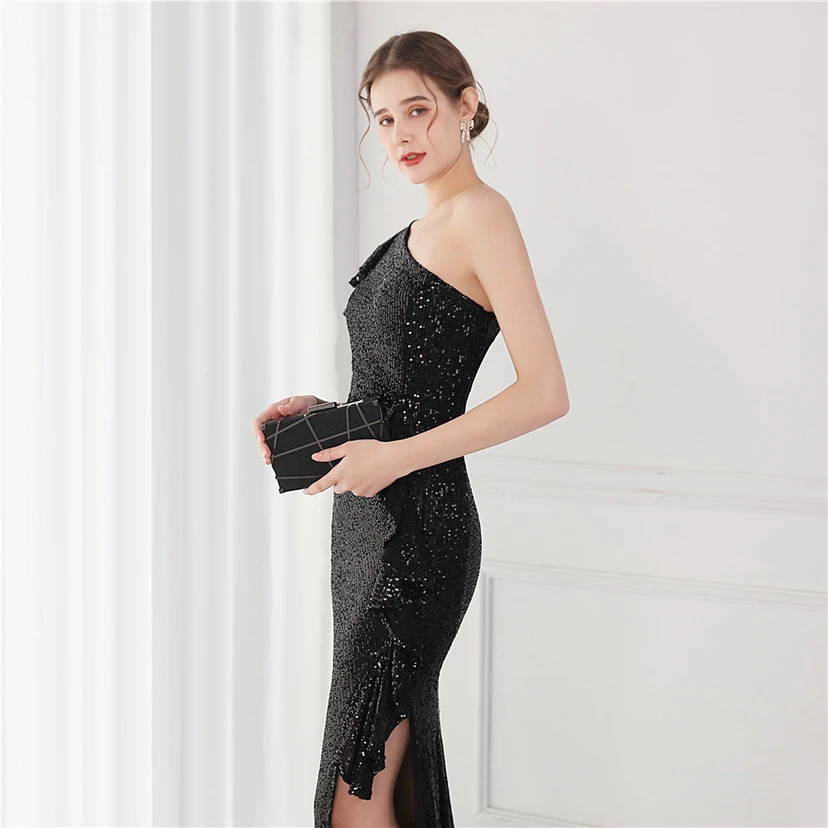 Fairy Dream Celebrity Party Party Evening Sexy Long Slim Toast Bride view 5