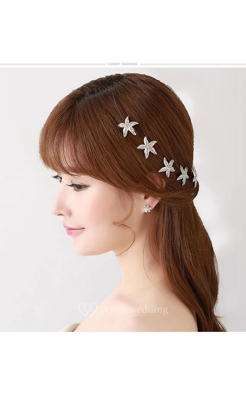 Bride Jewelry Rhinestone Headdress Hairpin Jewelry view 10