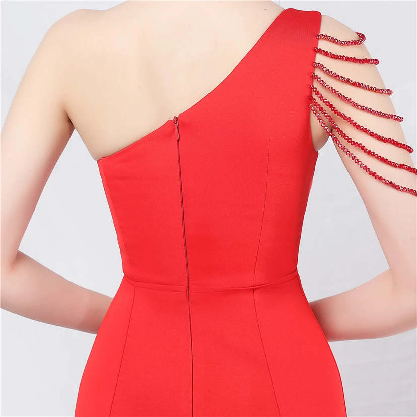 Craft Beading Flower Dinner Wedding Celebration Car Model Long Evening Dress view 65
