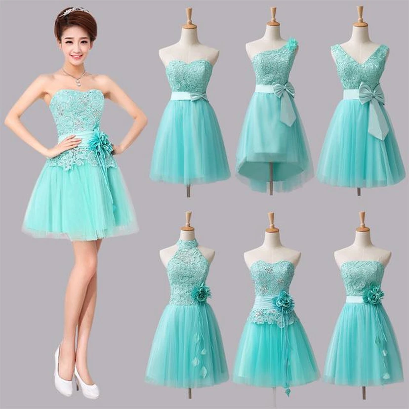 Lovely Short A-line Bridesmaid Dress Flower Bowknot view 2