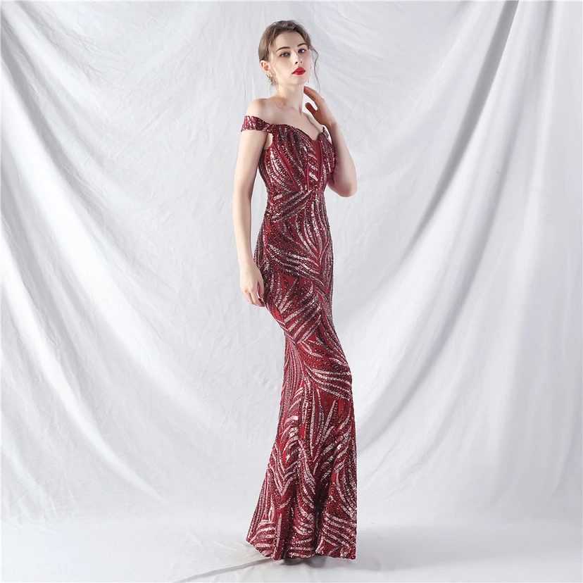 Palace Herringbone Waist Vest High-End Evening Dress view 23