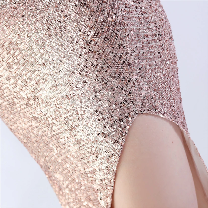 Ostrich Feather Plus Folding And Wrinkling Technology Host Dinner High-End Evening Dress view 17