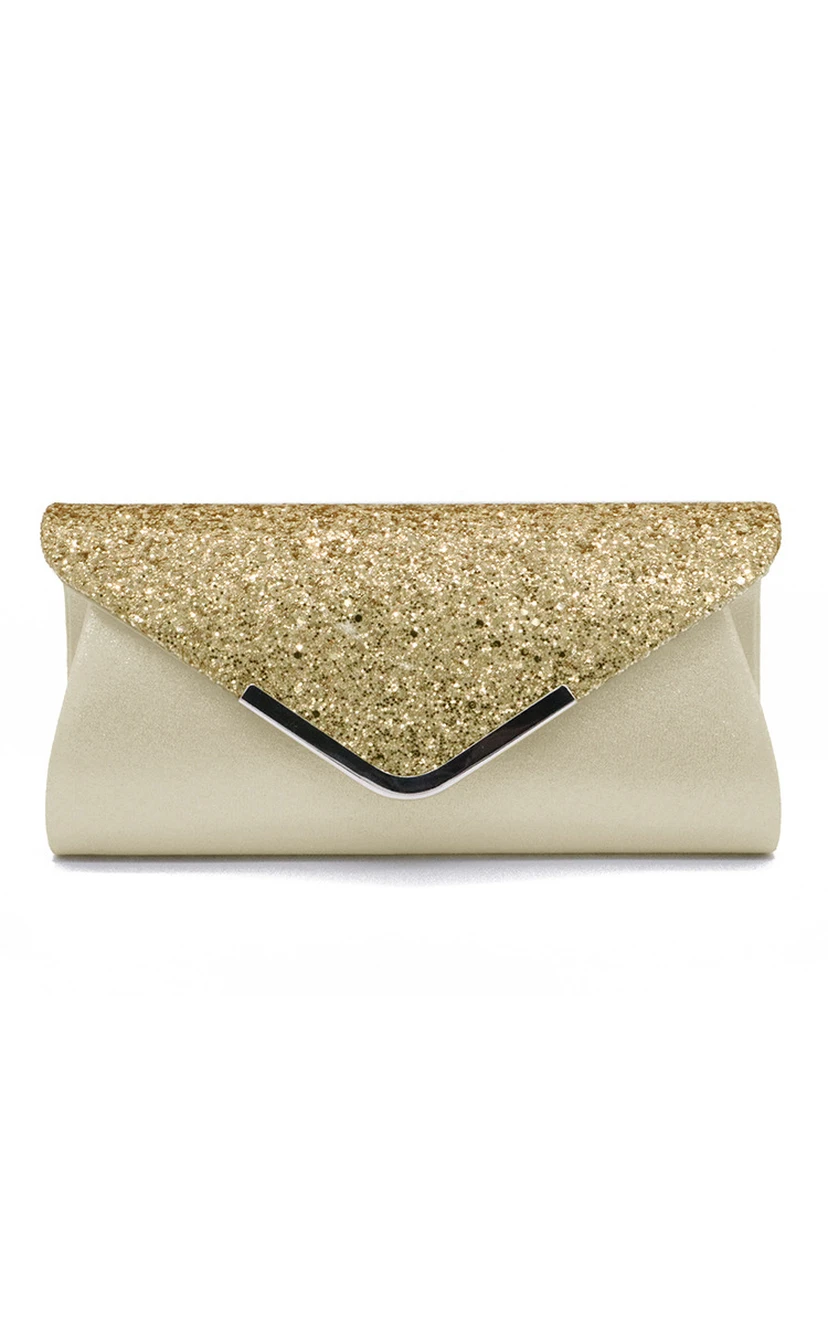 Sequin Flap Envelope Clutch view 6