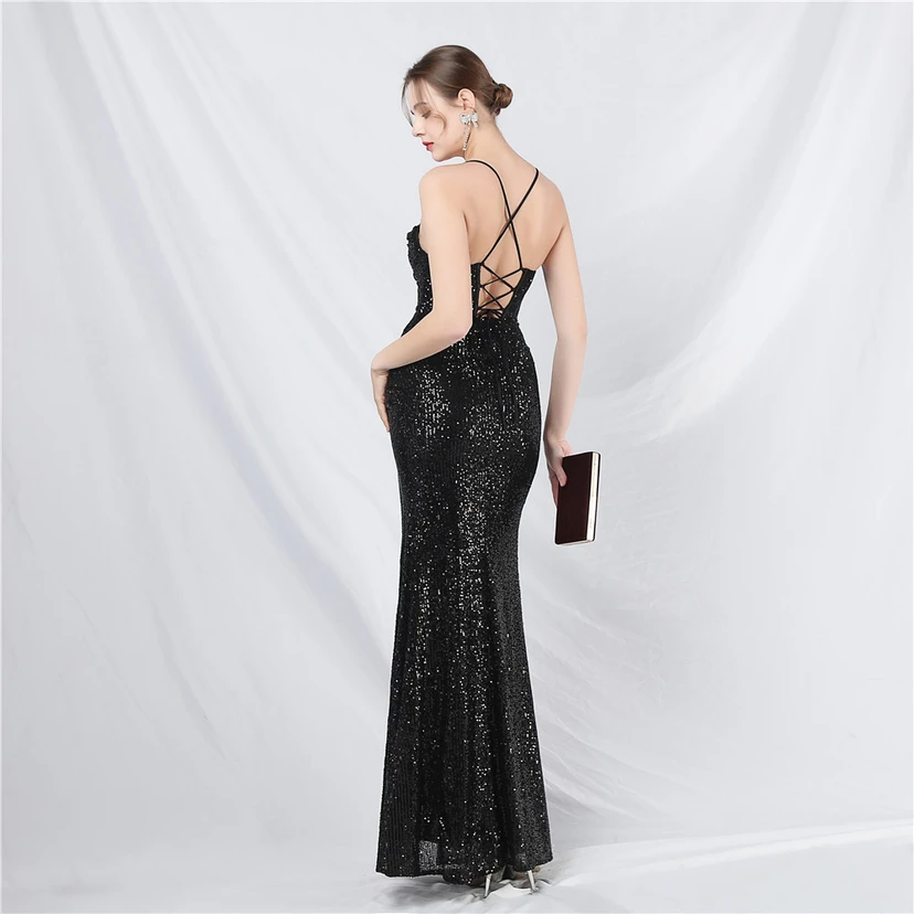 Palace Style Fishbone Waist Heavy Beading High-End Evening Dress view 33