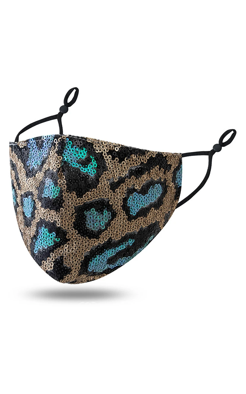 Non-Medical Leopard Print Face Masks view 8
