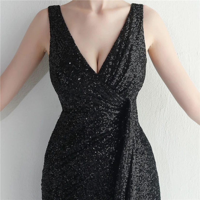Paillettenkleid von Cross-Border Supply Boutique, ideal für Promi-Automodelle, Dinner-Auftritte und lange Abendkleider view 58