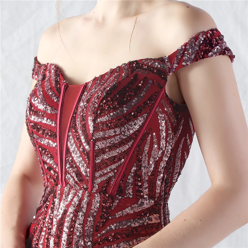 Palace Herringbone Waist Vest High-End Evening Dress view 29