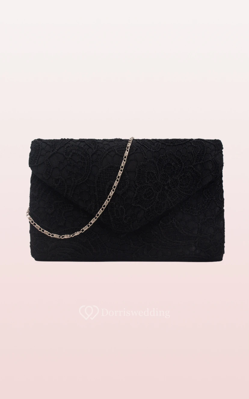 Lace Clutch with Flower view 9