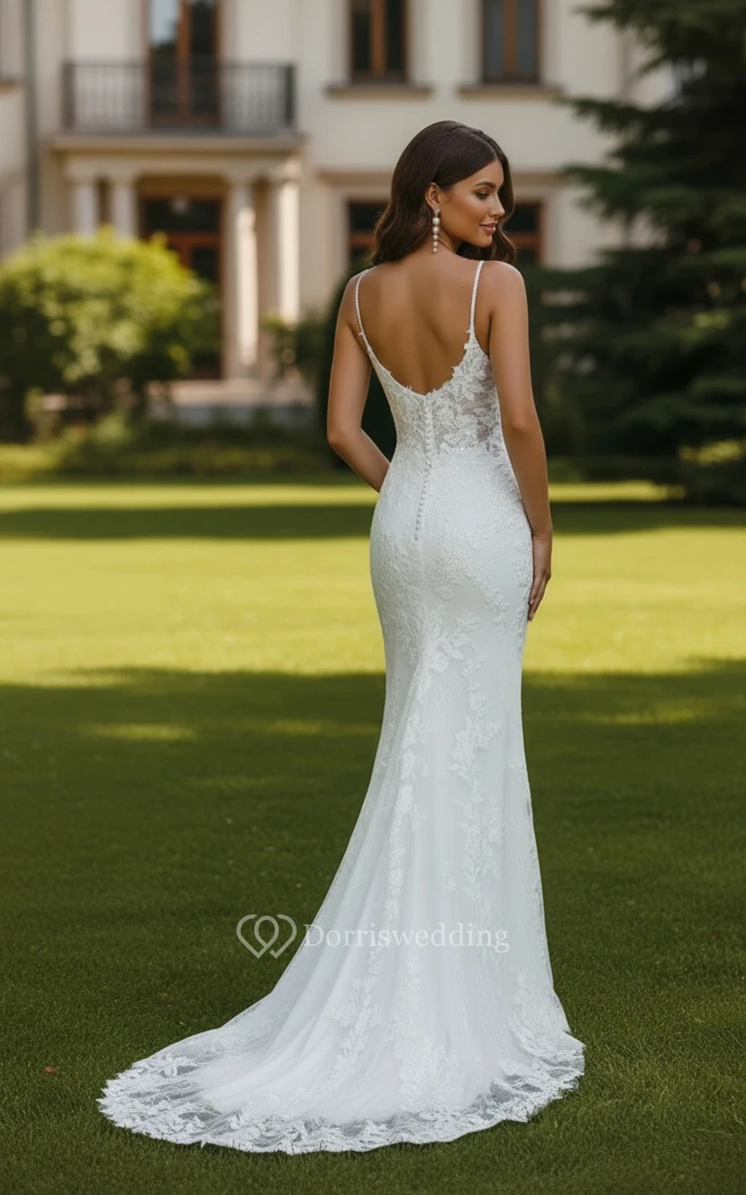 The Casual Mermaid Lace Bride view 2