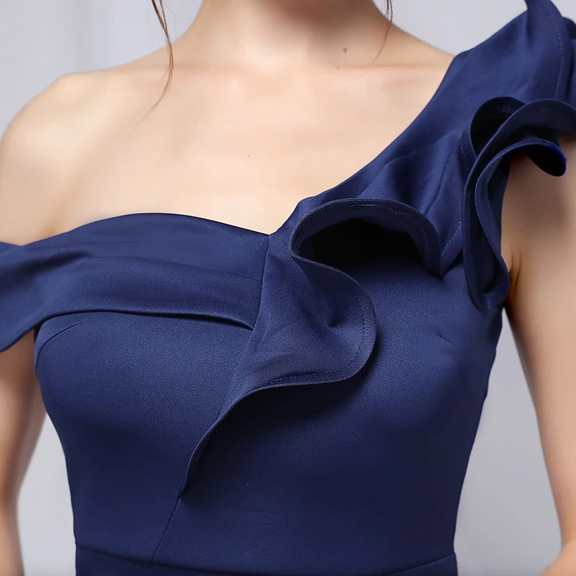 Sechsfarbiges, einseitig schulterfreies Abendkleid für festliche Anlässe, langes, elegantes, figurbetontes und sexy Meerjungfrauenkleid view 28
