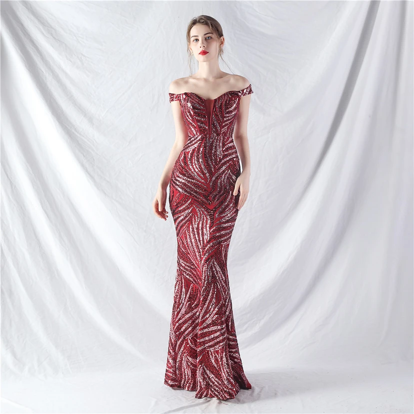 Palace Herringbone Waist Vest High-End Evening Dress view 21