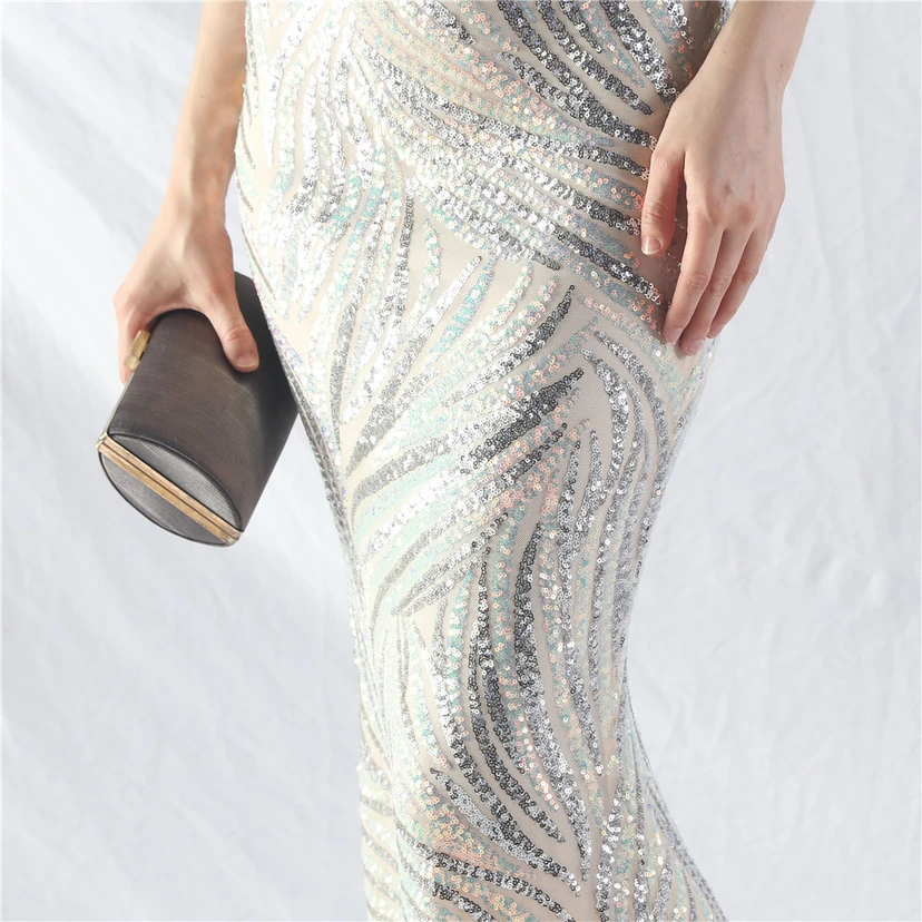 Palace Herringbone Waist Vest High-End Evening Dress view 50