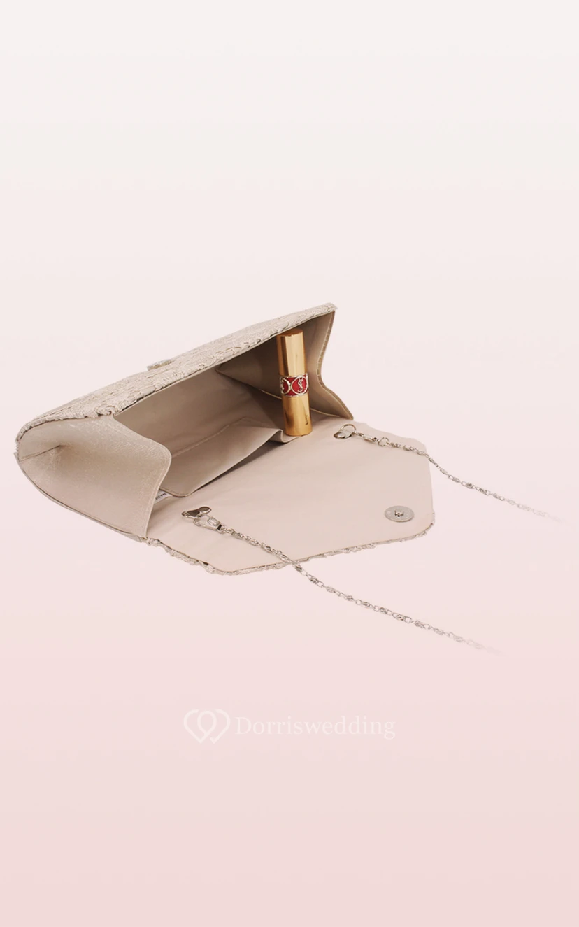 Lace Clutch with Flower view 12
