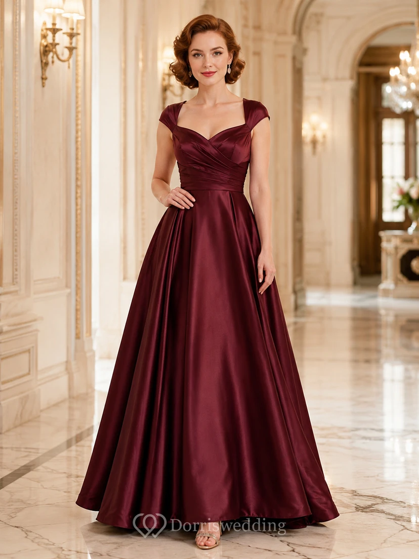 Robe trapèze d'inspiration vintage à manches en dentelle sauge view 2