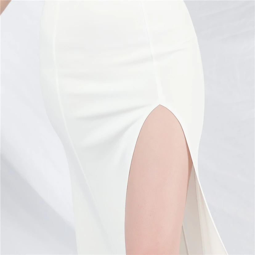 Unique Fashion Flower Design Simple And Elegant One-Shoulder Long Dress High-End Evening Dress view 72