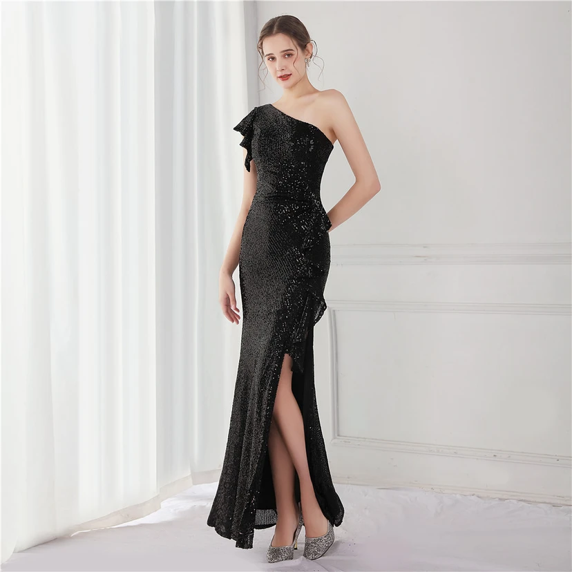 Fairy Dream Celebrity Party Party Evening Sexy Long Slim Toast Bride view 3