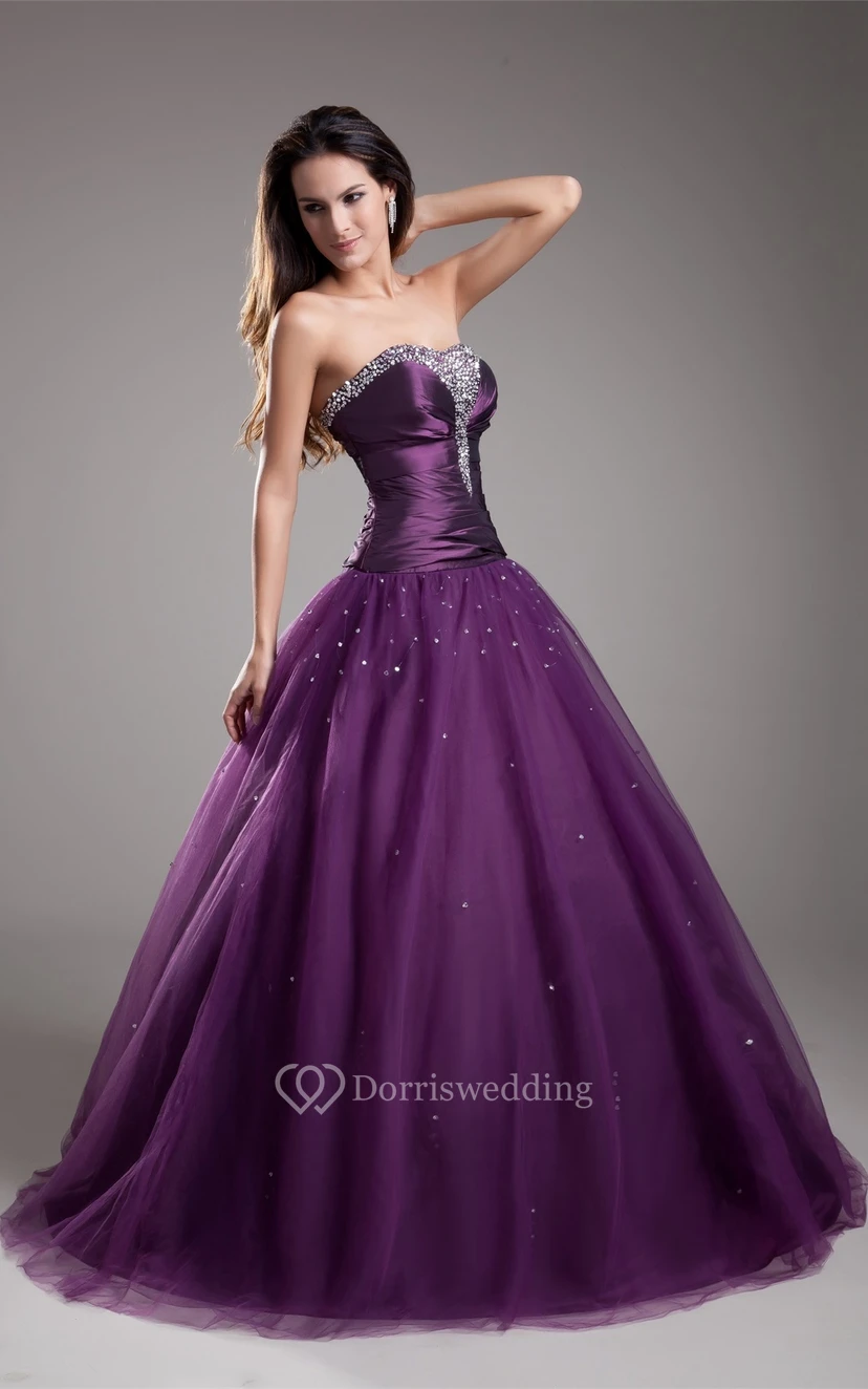 Delicate Sleeveless Sweetheart Taffeta Special Occasion Dresses view 3