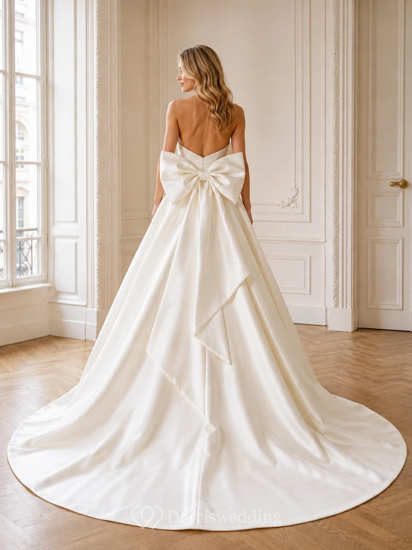 Schulterfreies Ballkleid – ein elegantes Brautkleid view 2