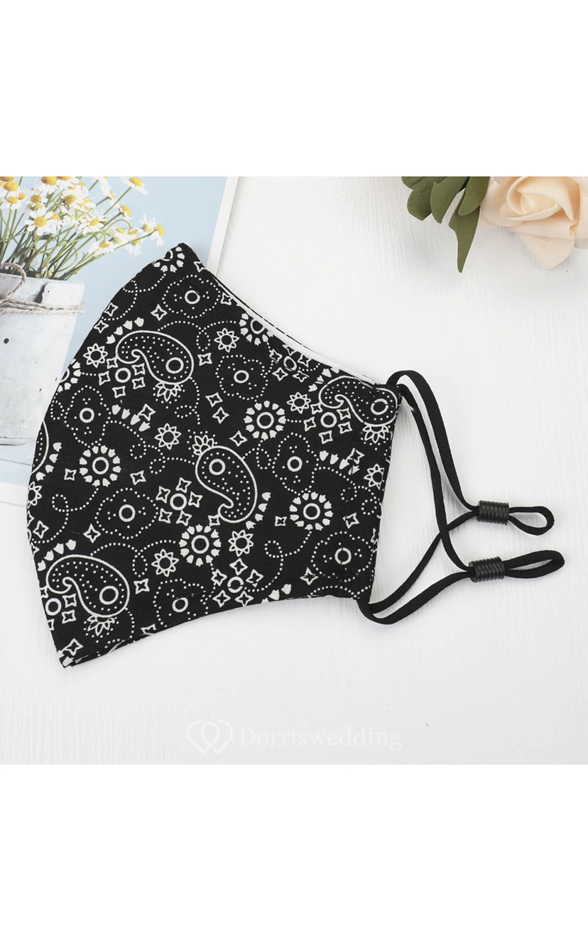 Non-medicial Pure Color And Dark Color Cotton Washable Face Mask In Multiple Colors view 10